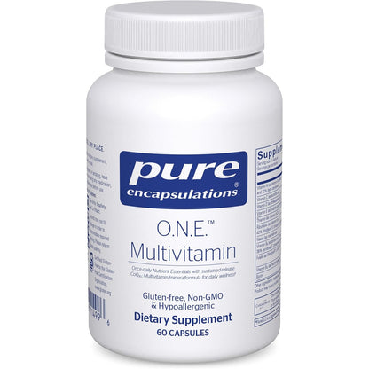 Pure Encapsulations O.N.E. Multivitamin Once Daily With Metafolin CoQ10 Lutein