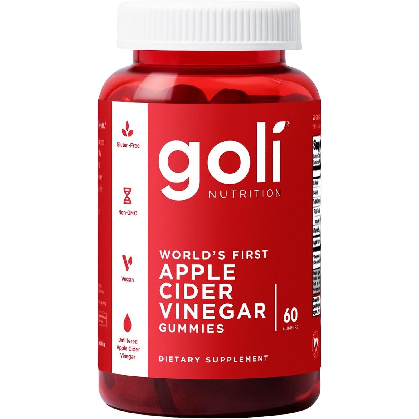 Goli Apple Cider Vinegar Dietary Supplement Gummies