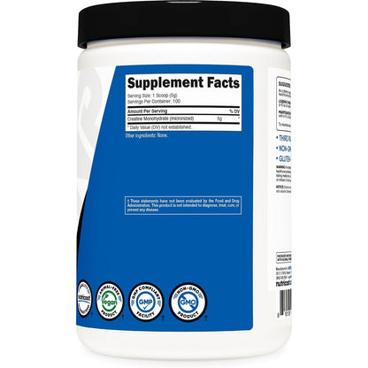 Nutricost Creatine Monohydrate Micronized Dietary Supplement Powder