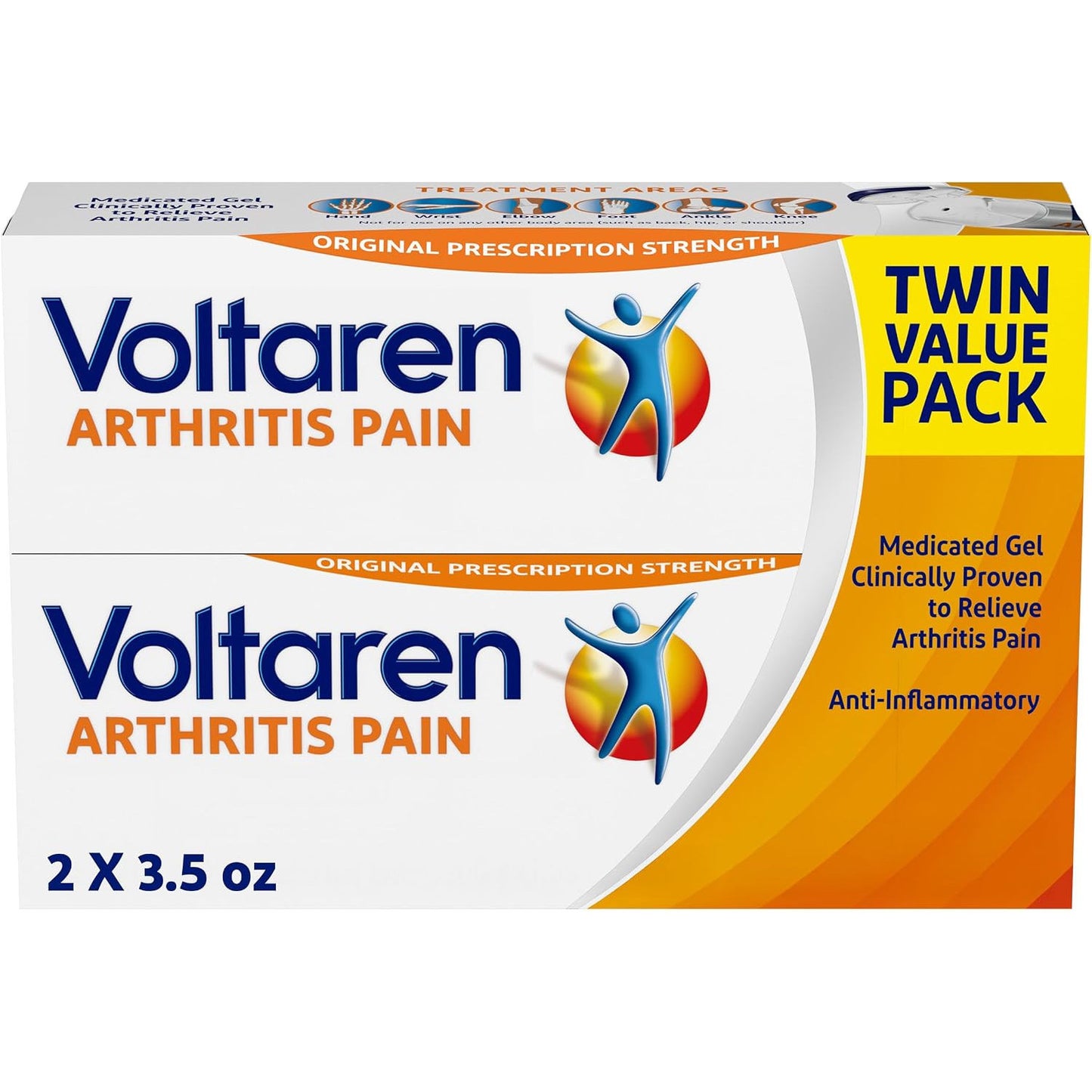 Voltaren Arthritis Pain Gel Diclofenac Topical Relief 3.5 oz 2 Pack