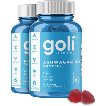 Goli Ashwagandha Vitamin D Dietary Supplement Gummies