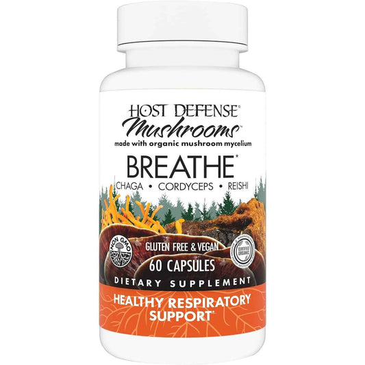 Host Defense Breathe Immune and Respiratory Support Capsules