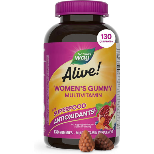 Nature's Way Alive! Women's Multivitamin Gummy 130 Count Mixed Berry