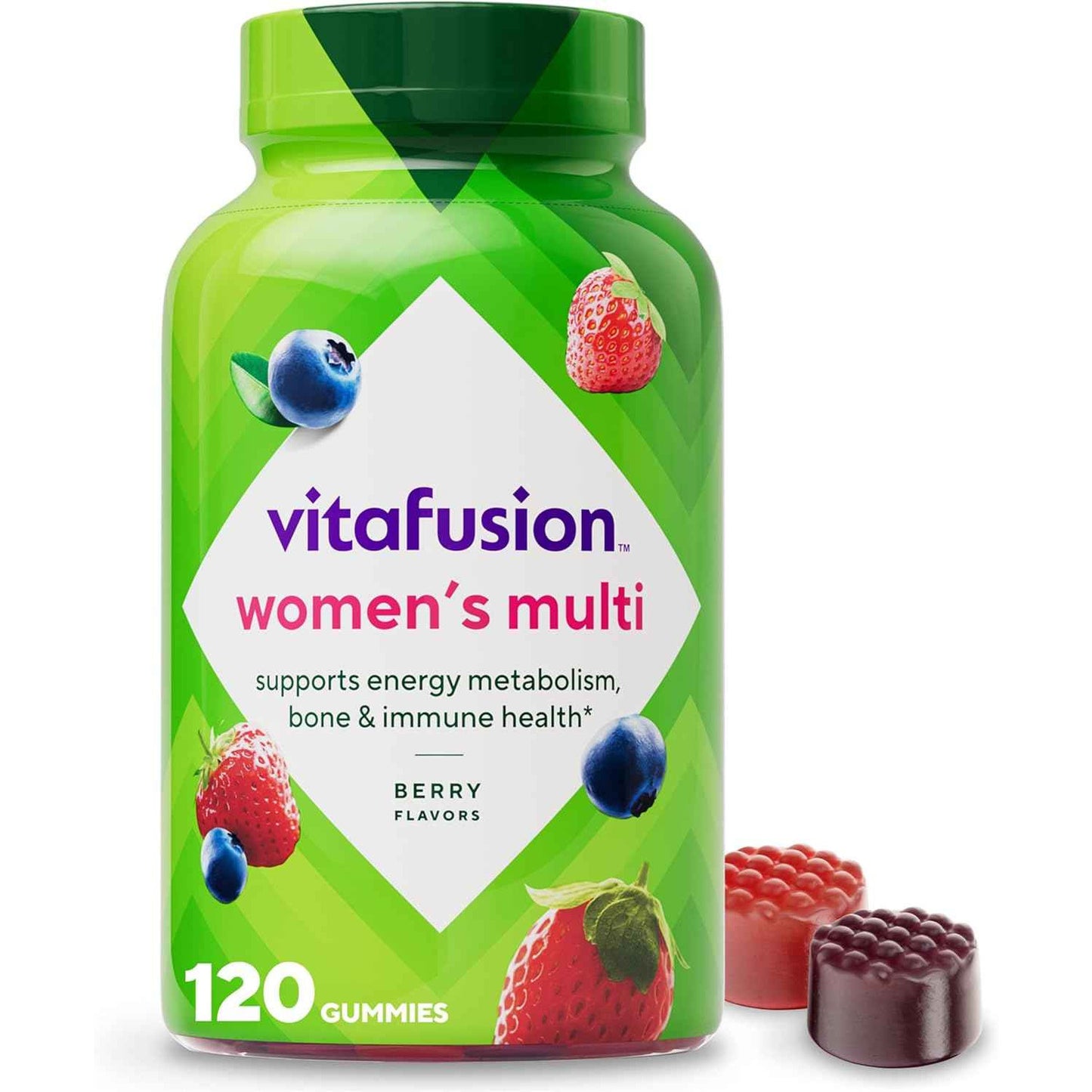 Vitafusion Adult Gummy Vitamins for Women Berry Flavor 120 Count
