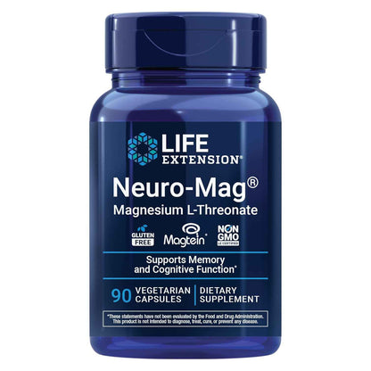 Life Extension Neuro-Mag Magnesium L-Threonate 144 mg 90 Capsules