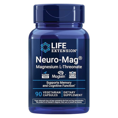Life Extension Neuro-Mag Magnesium L-Threonate 144 mg 90 Capsules