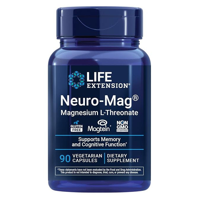 Life Extension Neuro-Mag Magnesium L-Threonate 144 mg 90 Capsules