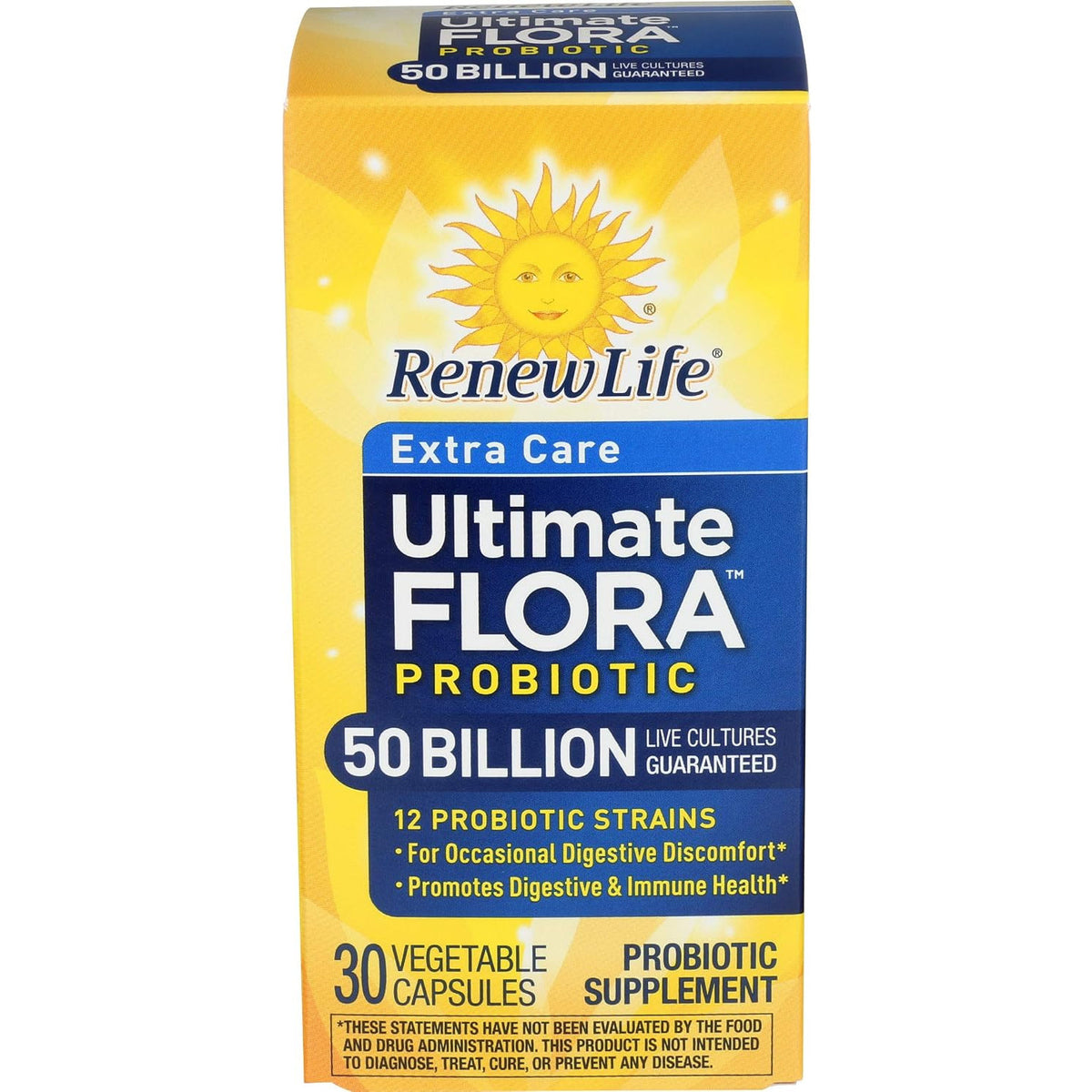 Renew Life Extra Care Probiotic Digestive Support Capsules