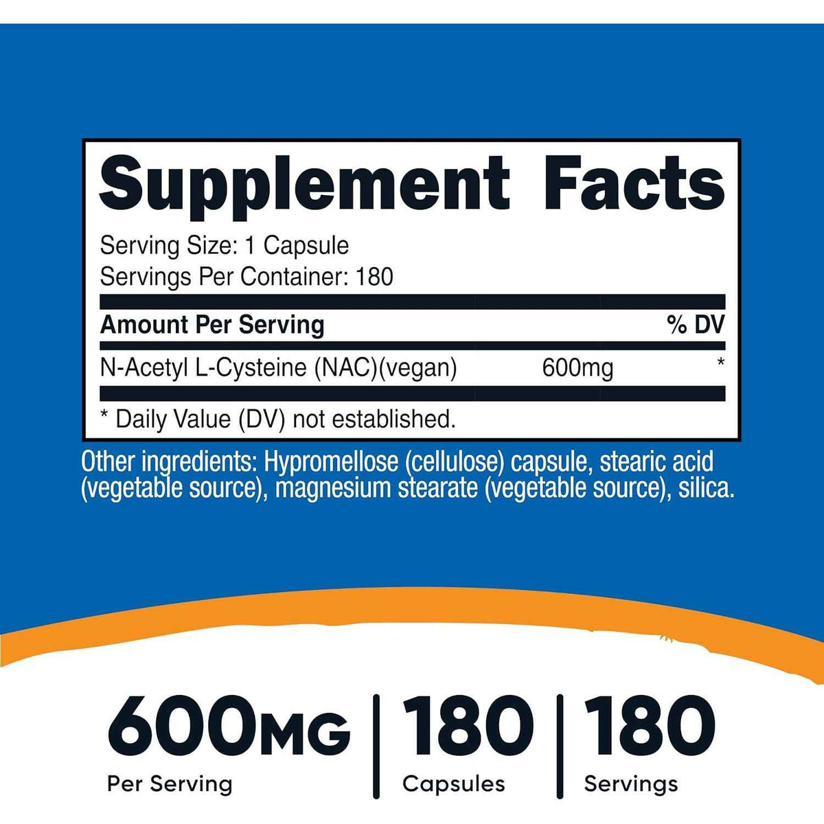 Nutricost NAC Immune and Respiratory Support Capsules