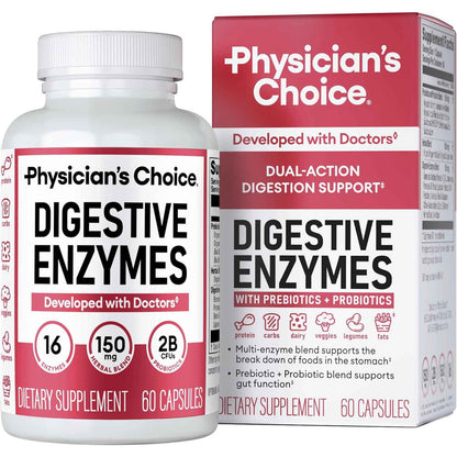Physician's CHOICE Digestive Enzymes for Bloating & Digestion 16 Enzyme