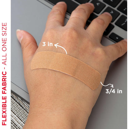 BAND-AID Flexible Fabric Adhesive Bandages All One Size 100 Count