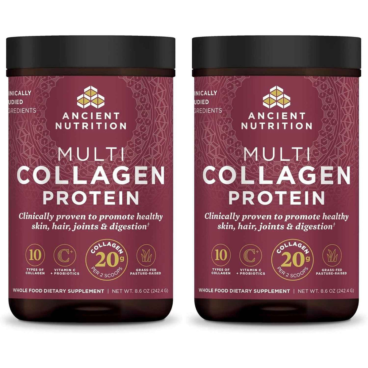 Ancient Nutrition Multi Collagen Peptides Powder Unflavored 45 Servings