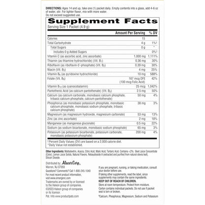 Emergen-C Vitamin C 1000 mg Immune Support Dietary Supplement Packets