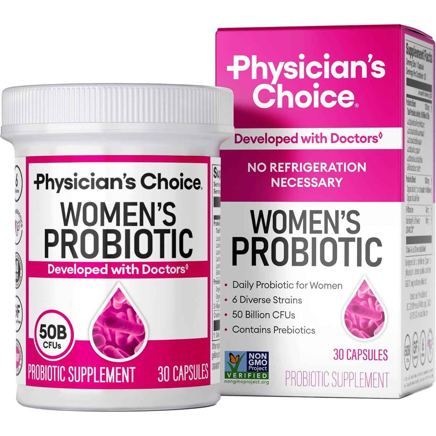 Physician's CHOICE Probiotics for Women 50 Billion CFU 6 Strains