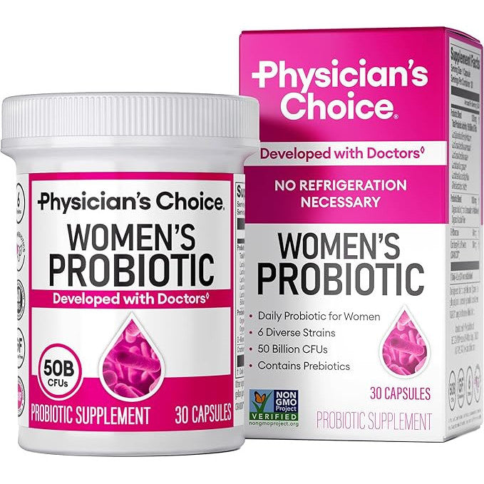 Physician's CHOICE Probiotics for Women 50 Billion CFU 6 Strains