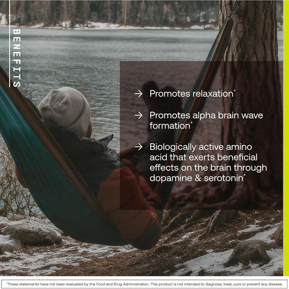 Jarrow Formulas L-Theanine Relaxation Dietary Supplement Capsules