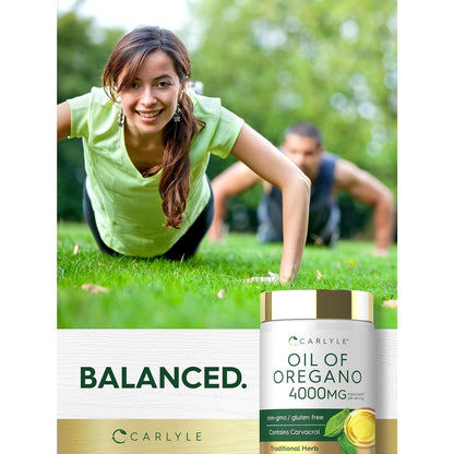 Carlyle Oregano Oil Carvacrol Herbal Health Support Softgels