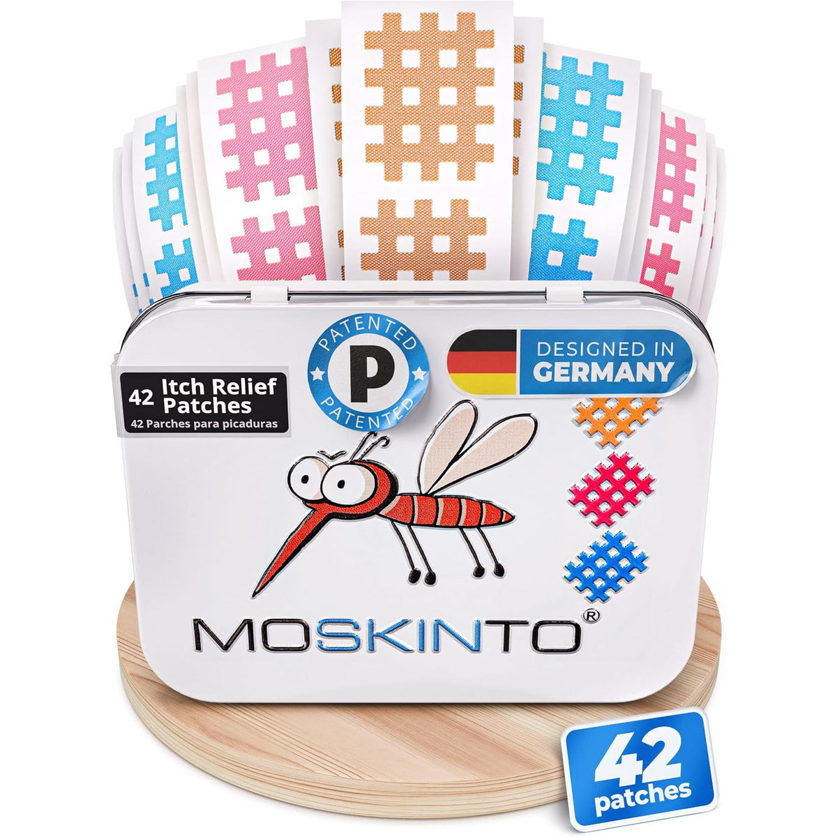 Moskinto Original Bug Bite Patches Mosquito Itch Relief Stickers