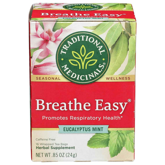 Traditional Medicinals Breathe Easy Respiratory Support Herbal Tea Bags