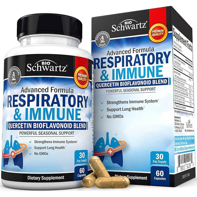 BioSchwartz Lung Detox Respiratory Immune Support Formula Capsules