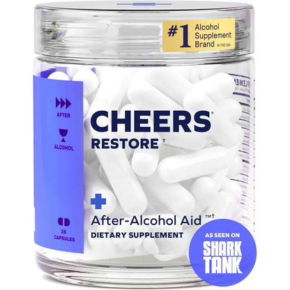 Cheers Restore Supplement DHM L-Cysteine 12 Doses
