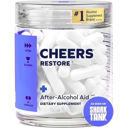 Cheers Restore Supplement DHM L-Cysteine 12 Doses