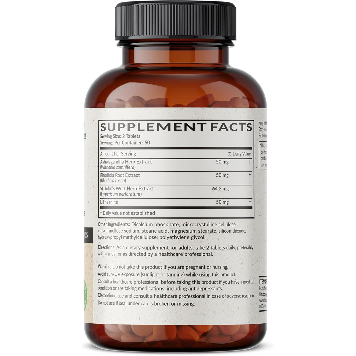 Futurebiotics Chill Pill Ashwagandha Stress Mood Support Tablets