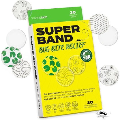 MakeItSkin SUPERBAND Bug Bite Relief Hydrocolloid Patches