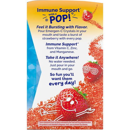 Emergen-C Kidz 250 mg Immune Support Dietary Supplement Crystals