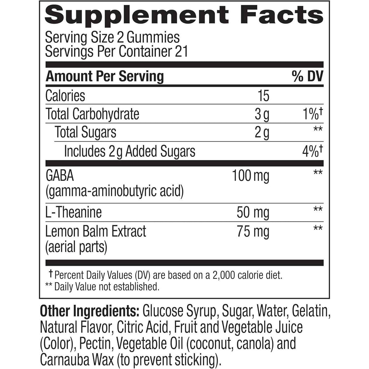 OLLY Goodbye Stress Support Supplement Berry Verbena Gummies