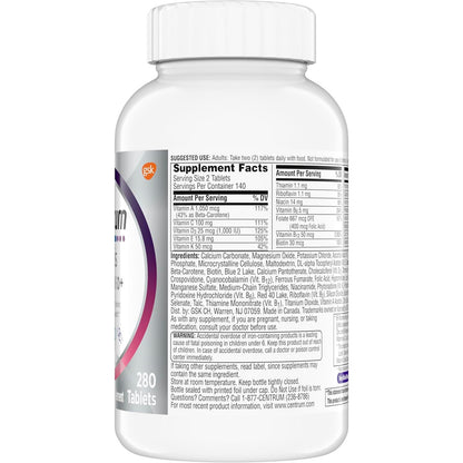 Centrum Minis Silver Women's Multivitamin for Women 50 Plus 280 Ct
