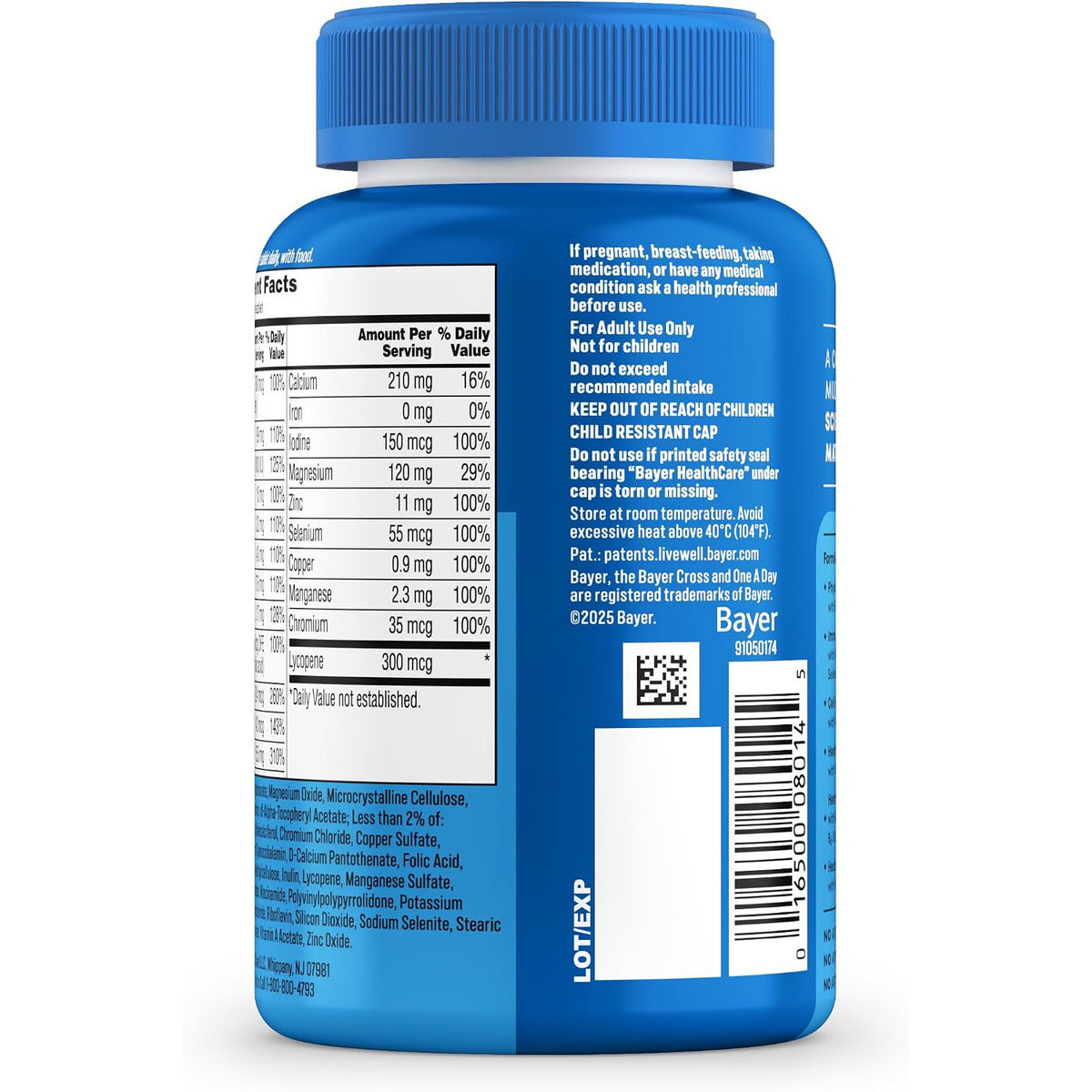 One A Day Men's Multivitamin Dietary Supplement Tablets