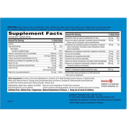 Emergen-C Immune+ Triple Action Immune Support Dietary Supplement Powder Packets