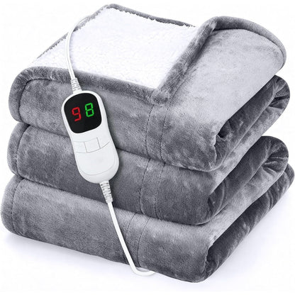 GENIANI Electric Heating Pad Microplush Auto Shut Off Machine Washable for Back Pain Cramps Neck Shoulder Relief