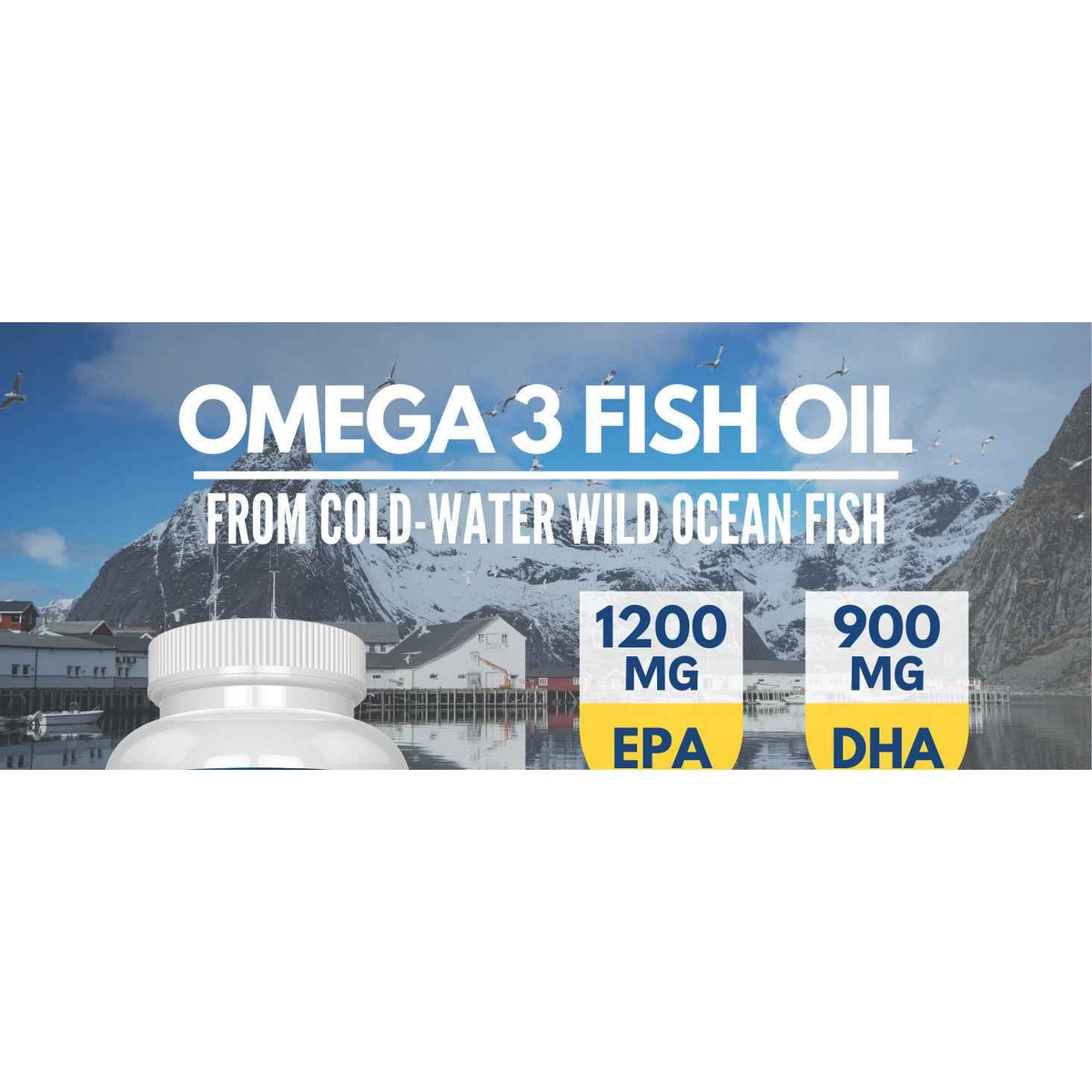 Arazo Nutrition Wild Caught Omega-3 Fish Oil softgels with 4080mg EPA DHA, lemon-flavored, in a 120-count bottle.