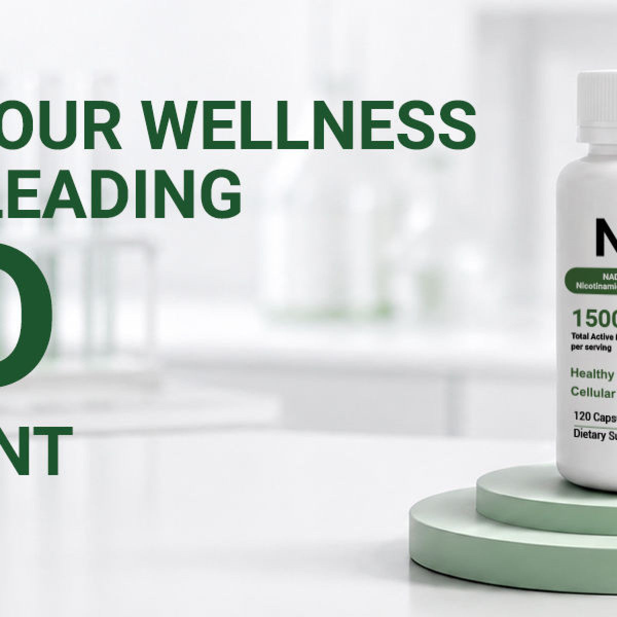 Ncduyde Liposomal NAD+ Supplement Nicotinamide Riboside Resveratrol 1500 mg