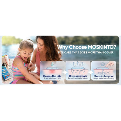 Moskinto Bug Bite Itch Relief Hydrocolloid Patches 48 Count