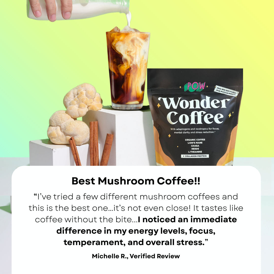 Pow Wonder Coffee Functional Mushroom Coffee 30 Servings