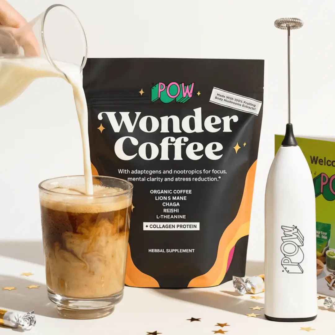 Pow Wonder Coffee Functional Mushroom Coffee 30 Servings
