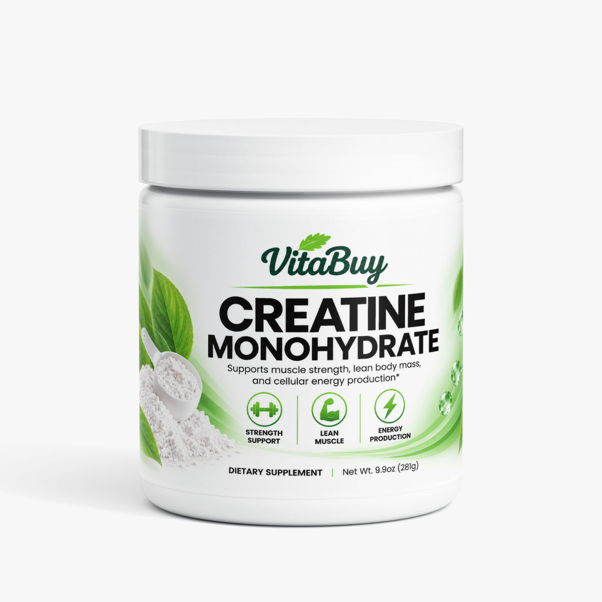 Creatine Monohydrate Dietary Supplement Powder