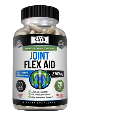 Kaya Naturals Triple Strength Joint Support Glucosamine Turmeric MSM Supplement 60ct