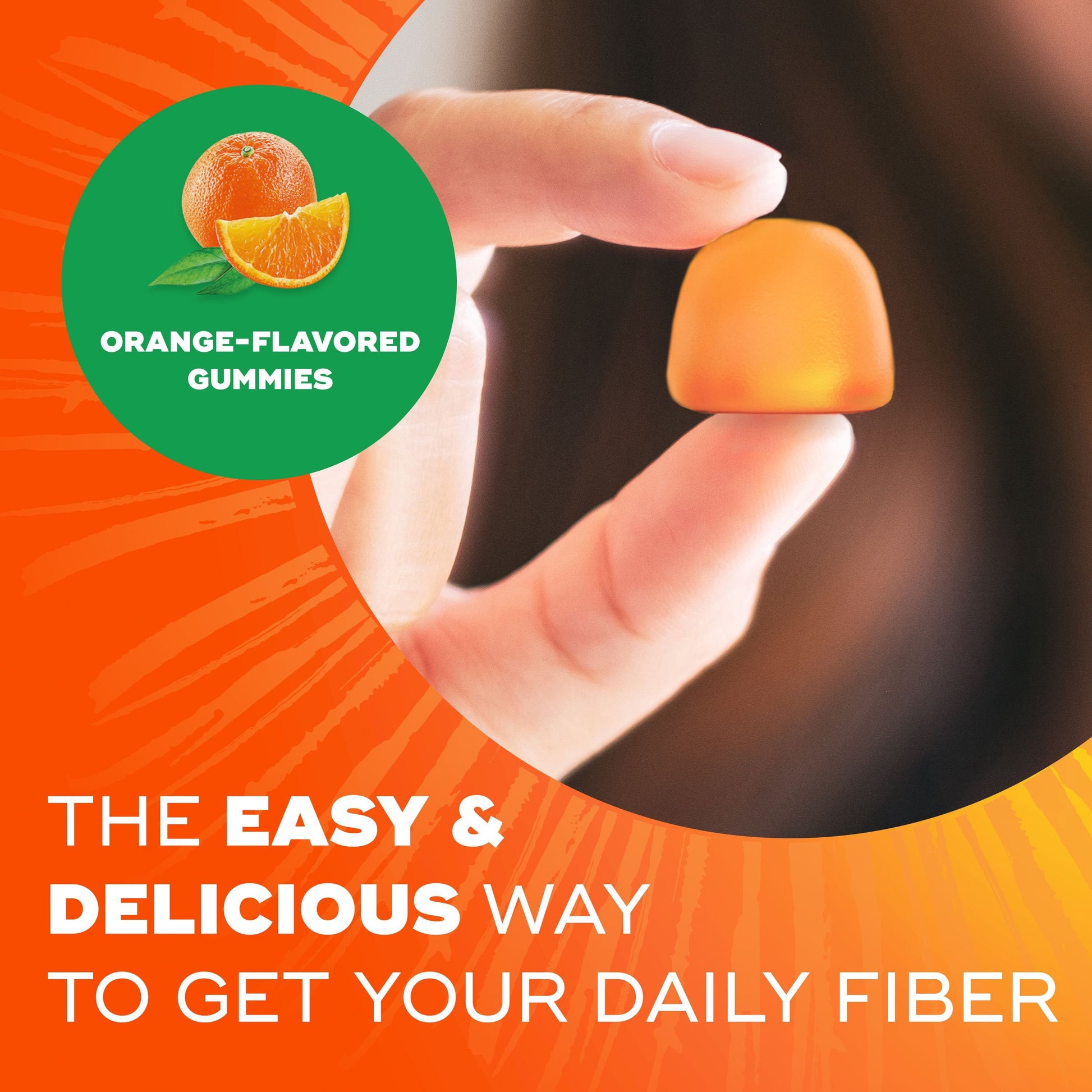 Metamucil Fiber Sugar-Free Gummies Orange 150 Ct