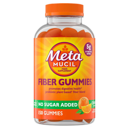 Metamucil Fiber Sugar-Free Gummies Orange 150 Ct