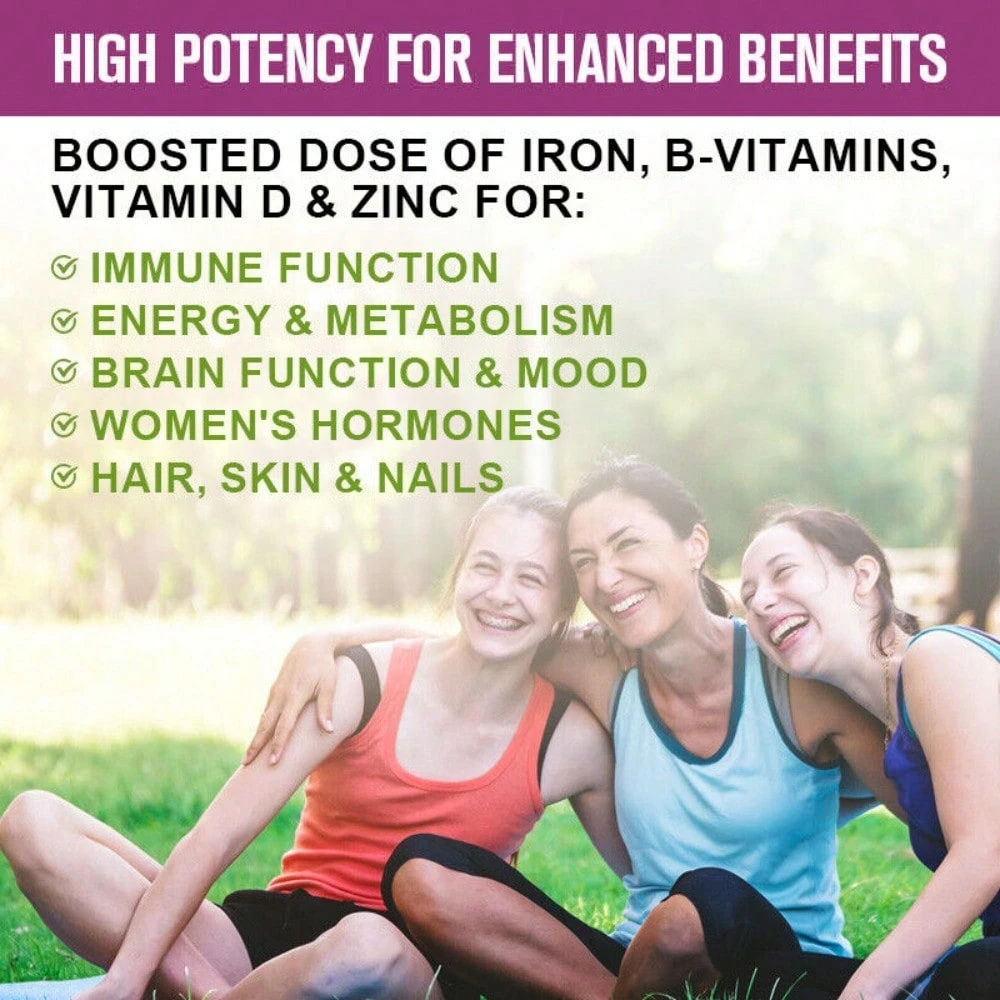 Bcuelov Women's Daily Vitamins Dietary Supplement 120 Softgels 21 Vitamins Minerals