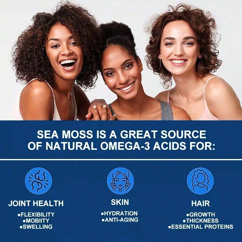 Irish Sea Moss Fucus Burdock Dietary Supplement 120 Capsules