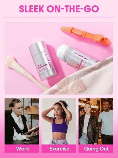 VitaBuy glossy shine strong hair styling wax stick with comb for sleek, manageable hair styling and shine enhancement.