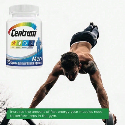 Centrum Men's Immune Support Multivitamin Capsules with Lycopene 120 Count