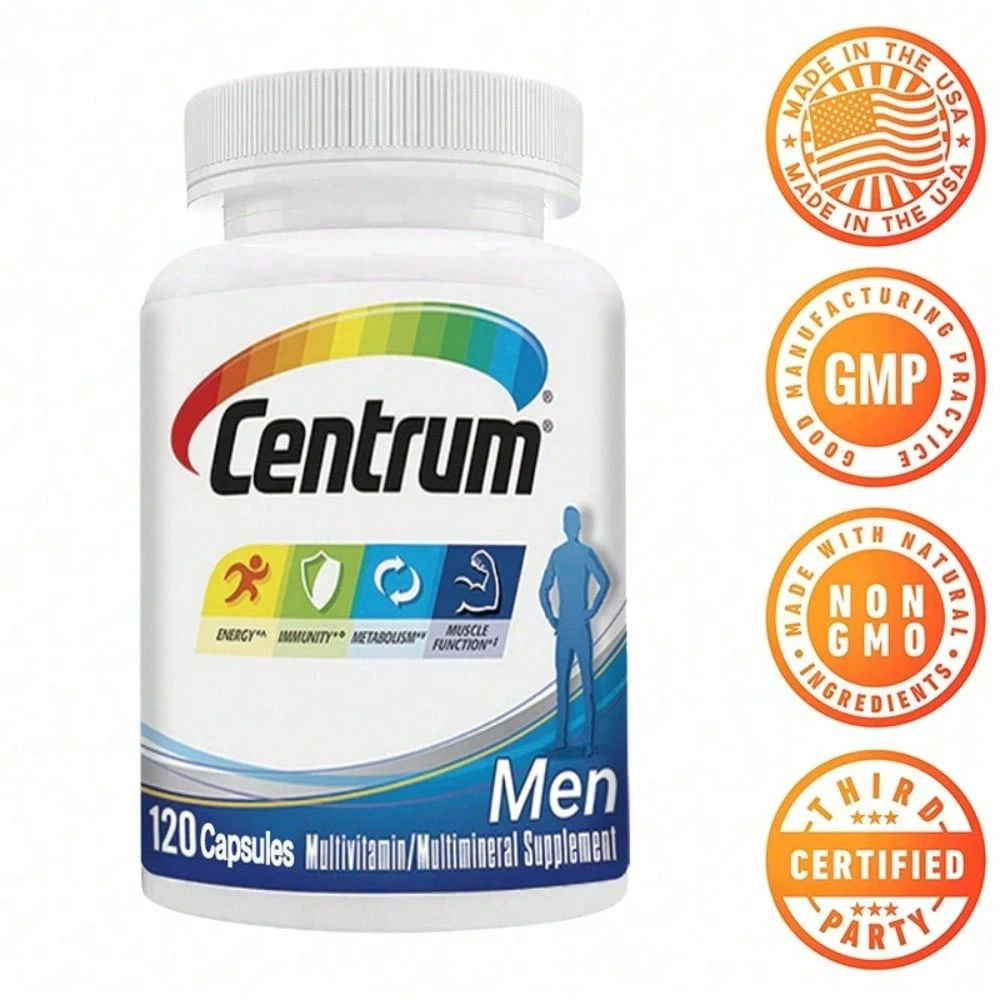 Centrum Men's Immune Support Multivitamin Capsules with Lycopene 120 Count