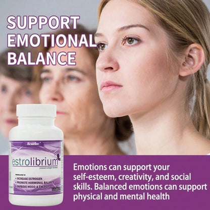 Estrogen Hormone Balance Mood and Energy Health Supplement 120 Capsules
