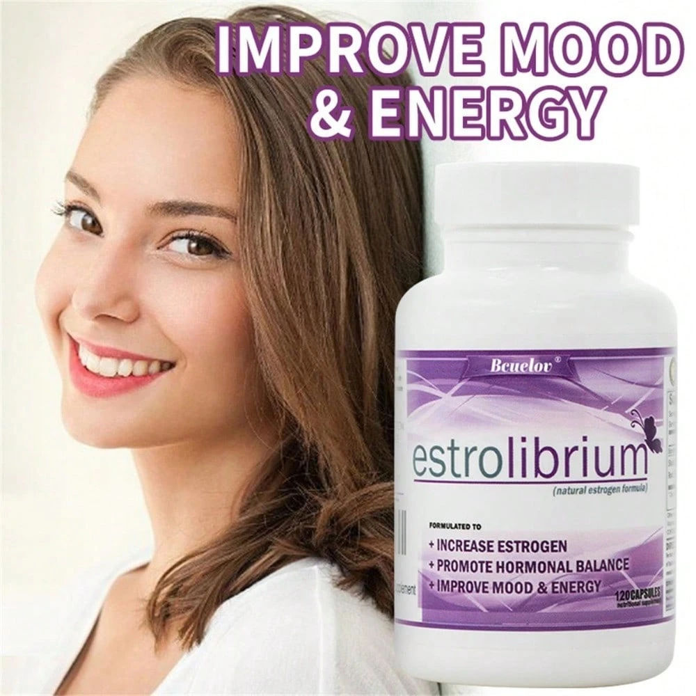 Estrogen Hormone Balance Mood and Energy Health Supplement 120 Capsules